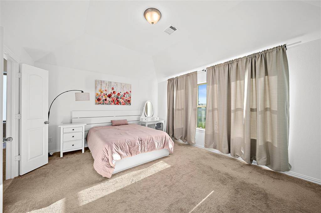 master bedroom with stunning water view