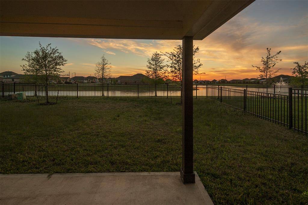 Hold a cup of coffee and enjoy the beautiful view at your own backyard.
