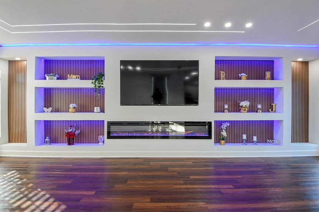 Very modern look throughout the entire home!