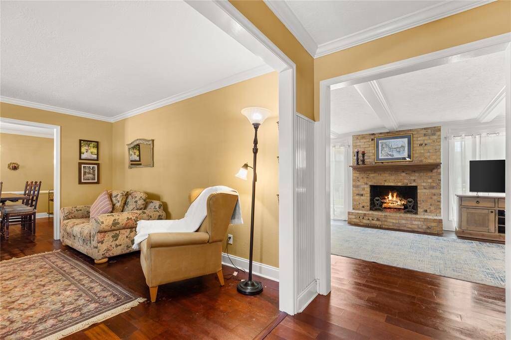 View from front door, formal living