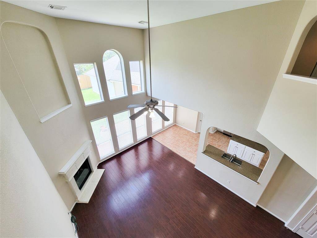 View from second floor.