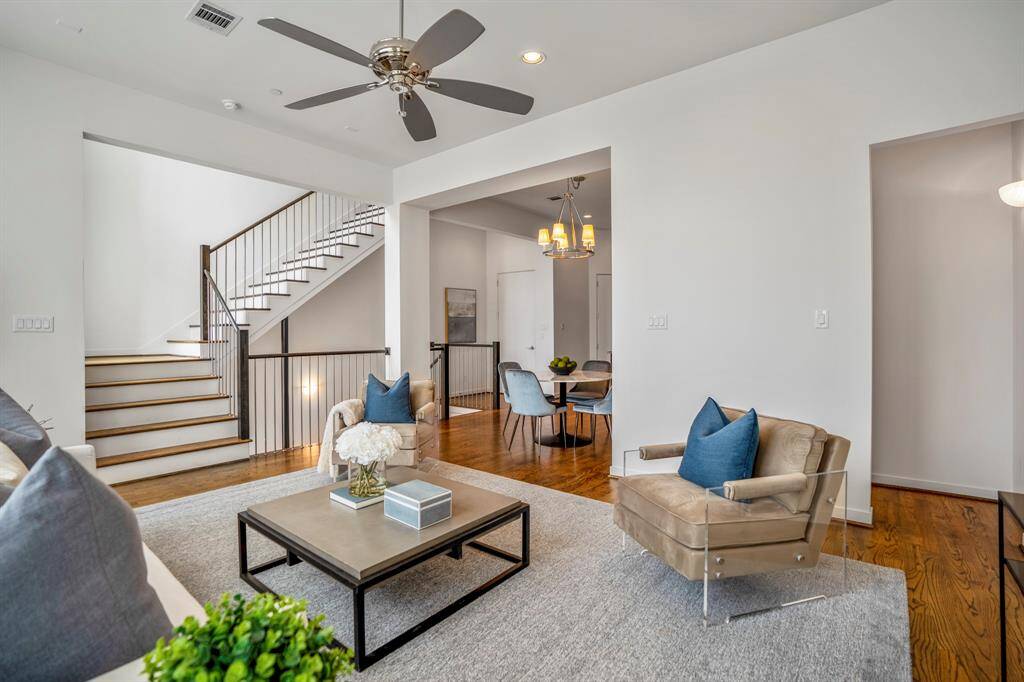 A powder room bath is also conveniently located on this second level along with an elevator closet currently providing extra storage.