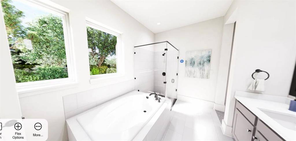 EXAMPLE PHOTO: You will enjoy your evenings relaxing in this beautiful free-standing tub!