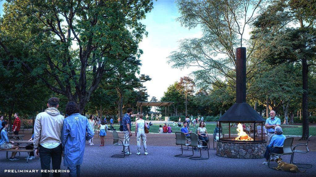 Hang out around the Fire pit at Arroyos POark on a cool evening!