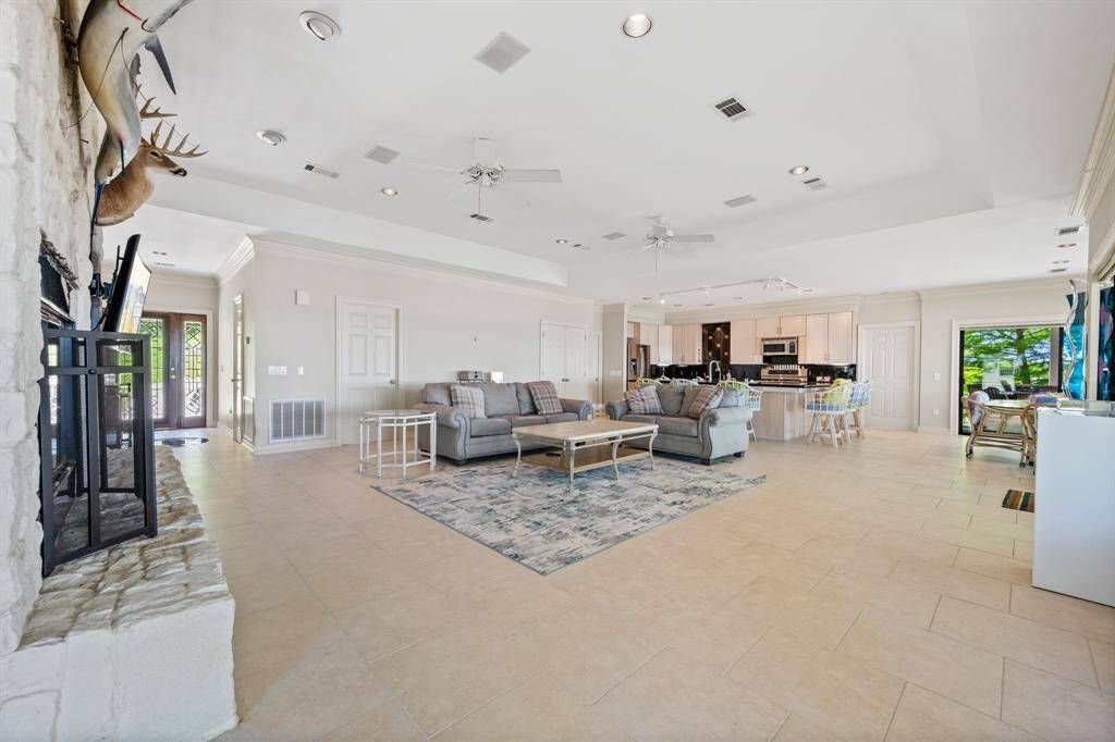 Open concept living.