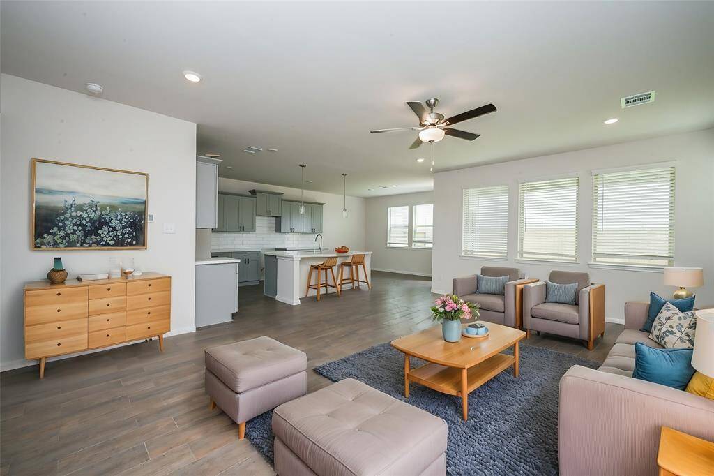 Step into this gorgeous living space.