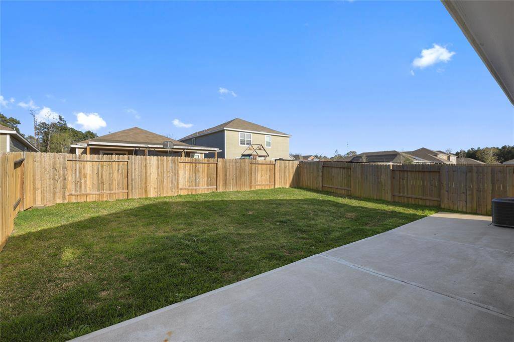 Imagine this backyard with patio furniture & lights...WOW!