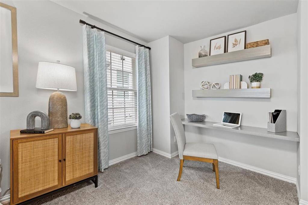 Representative photo of the Crockett floor plan by History Maker Homes, secondary bedroom, approximate completion date is June 2025