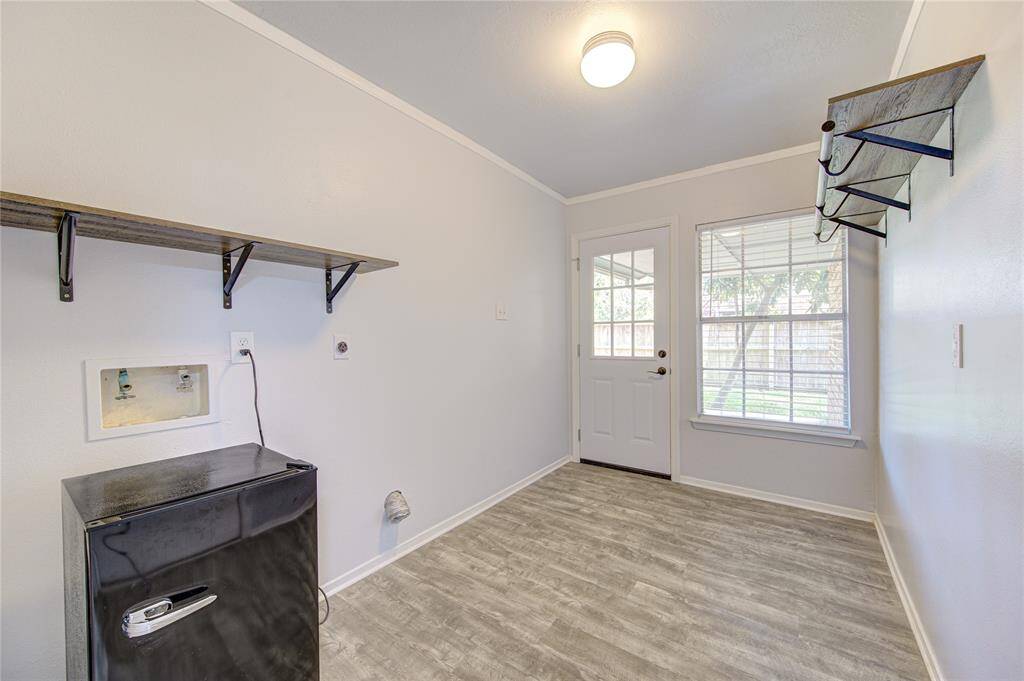 Laundry Room (mini refrigerator removed, washer and dryer not pictured)