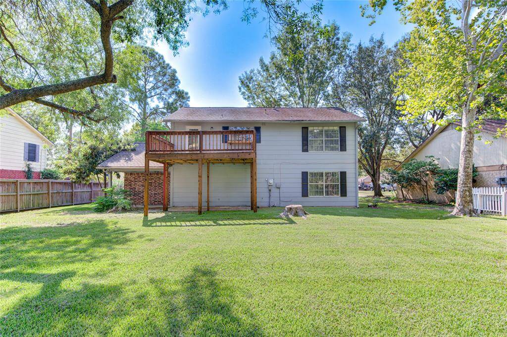 Large, Fully-Fenced Backyard (fence not pictured)