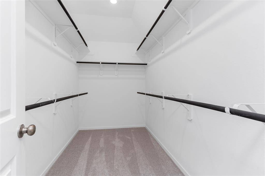 Wonderful large walk in closet!