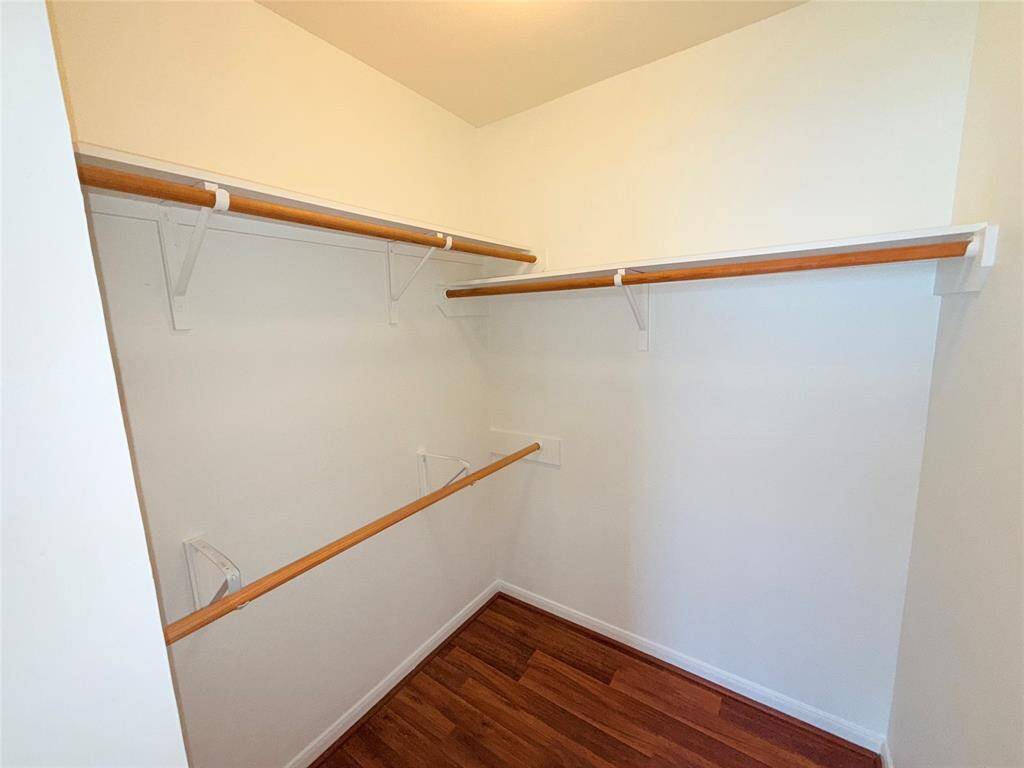 Large walk in closet