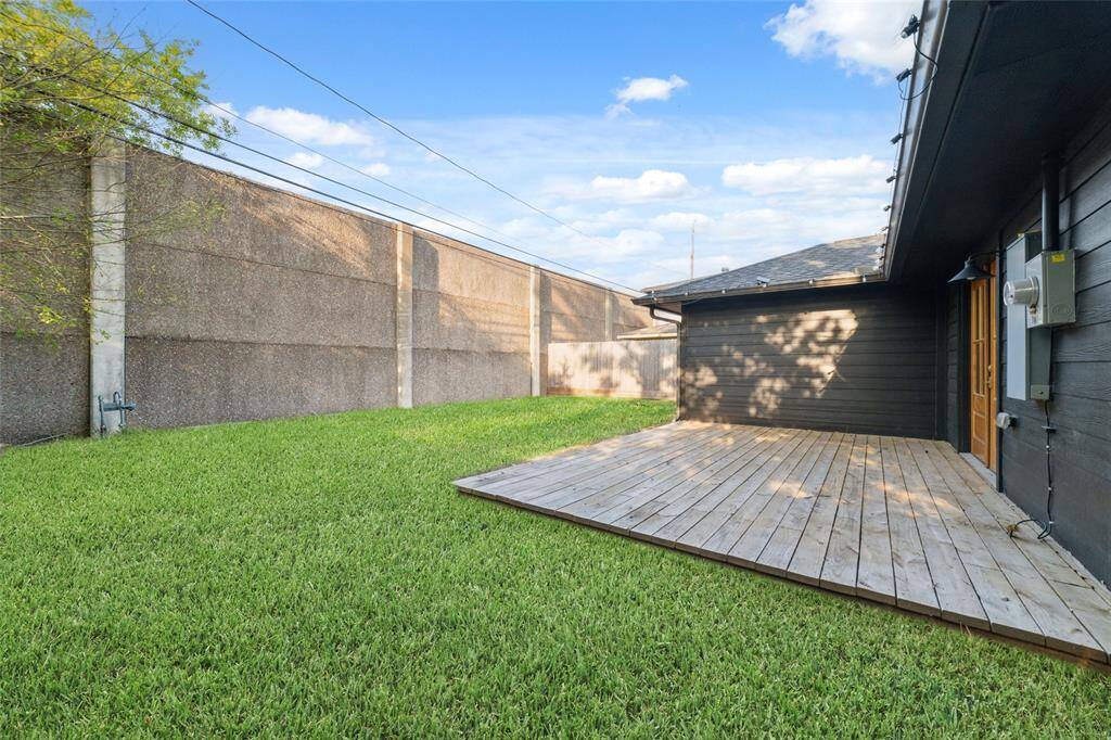 Different view of the backyard. Make this home YOURS!