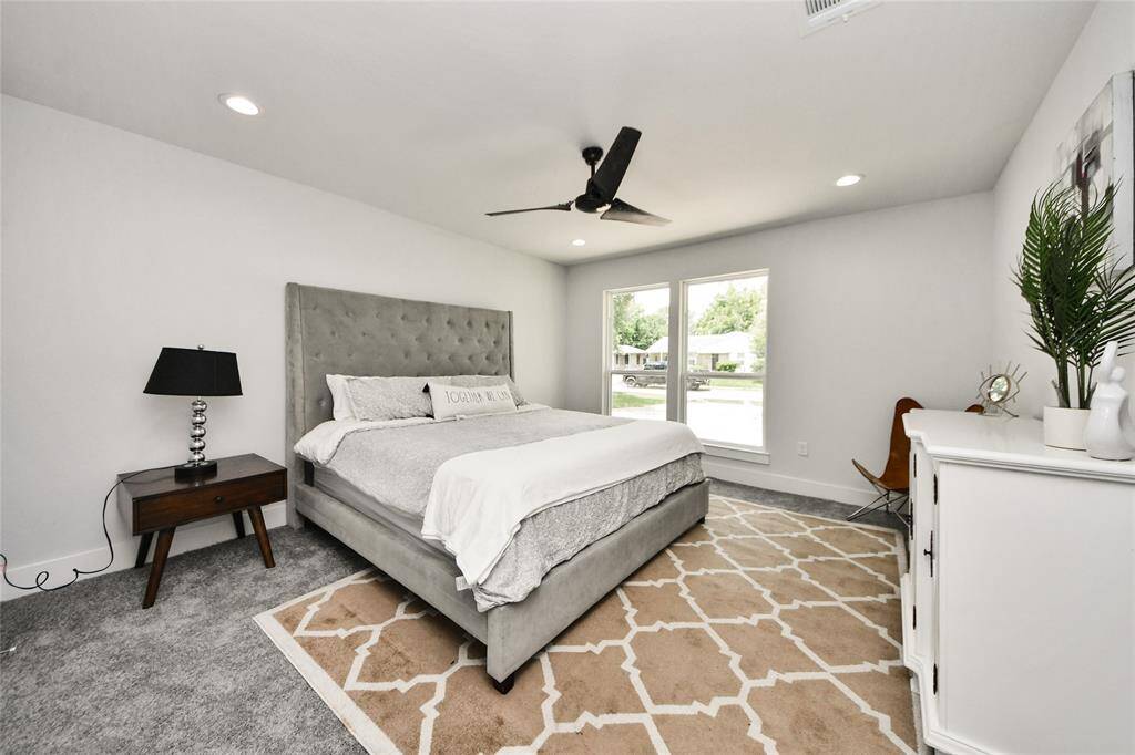 The primary bedroom