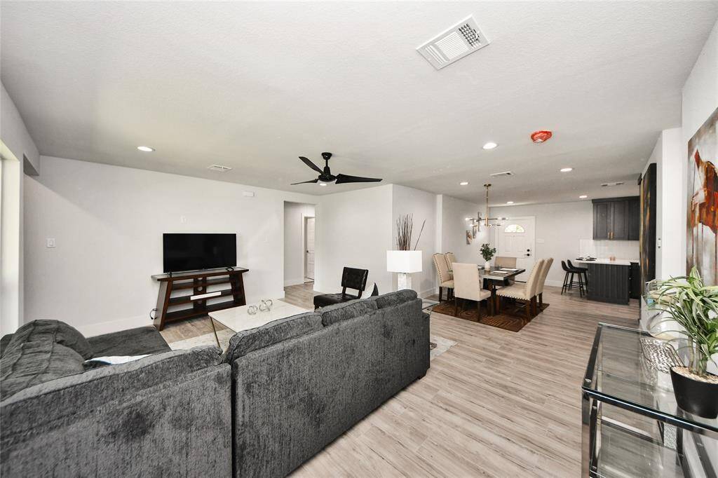Designed open-concept layout