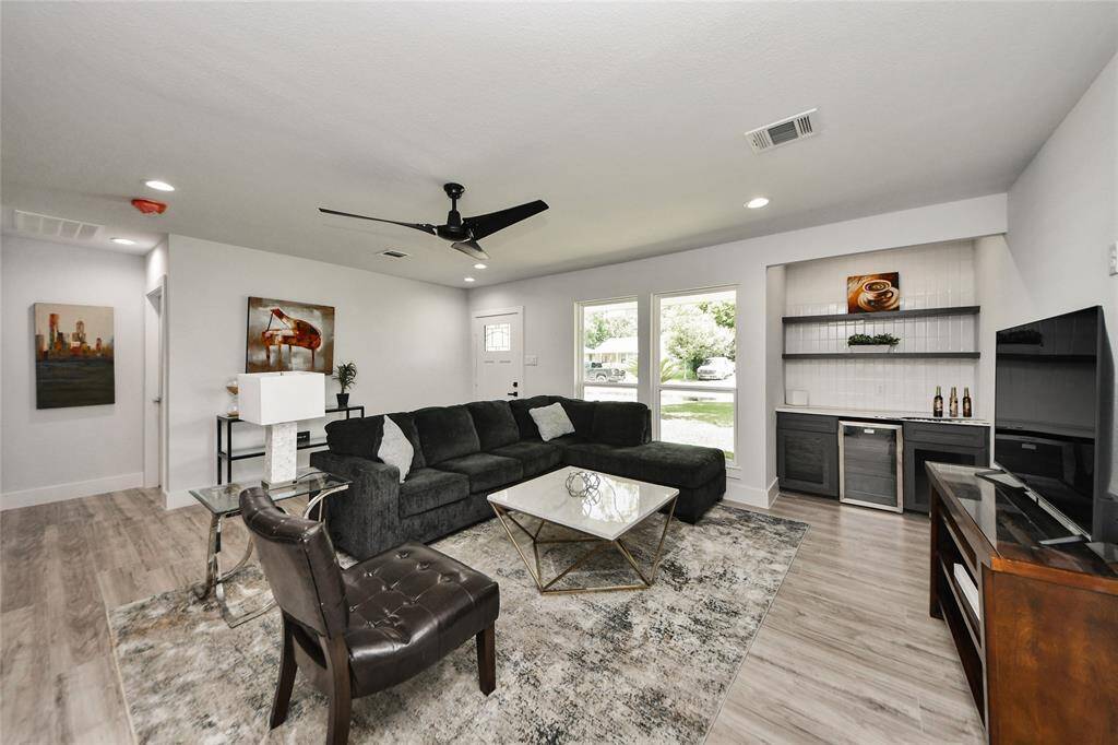 Designed open-concept layout