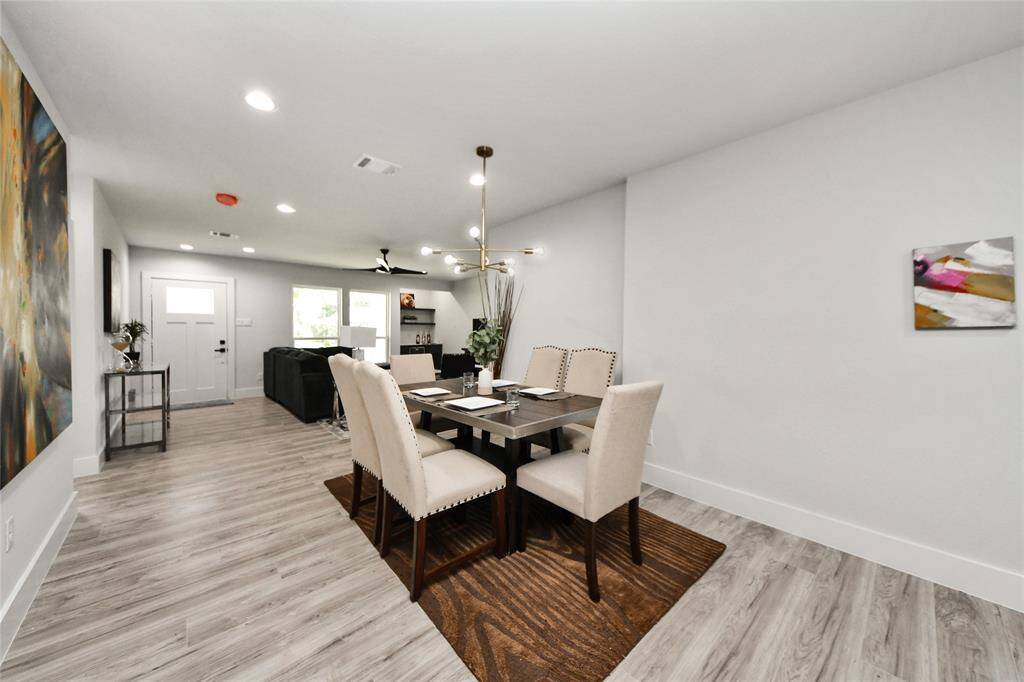 Open-concept layout