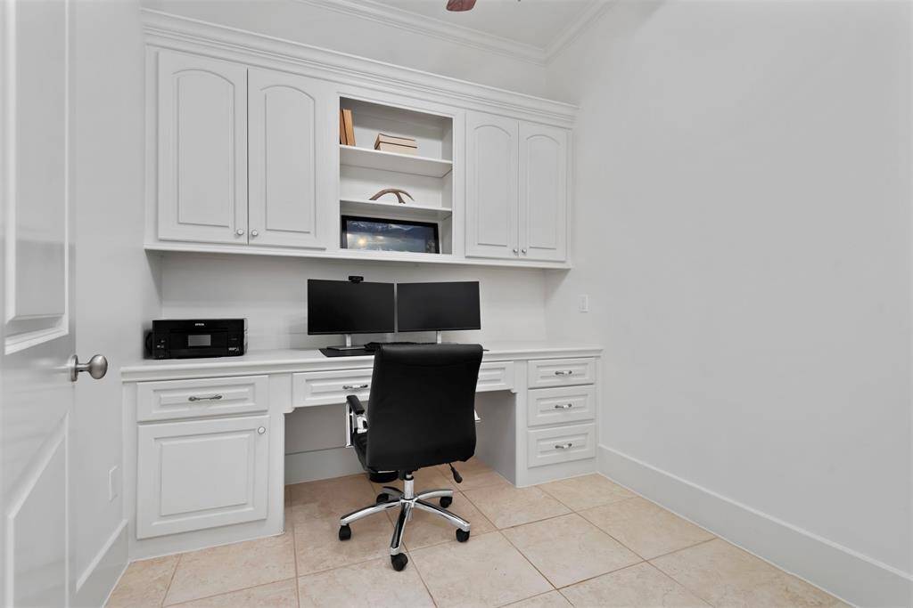 Office area/study #2 located outside the primary bedroom.