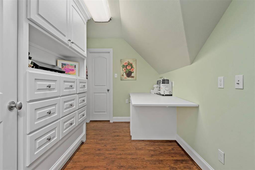 Flex room upstairs currently used as a craft room.