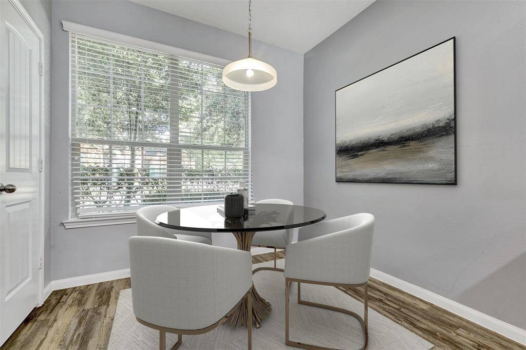 Virtually Staged Breakfast area off kitchen