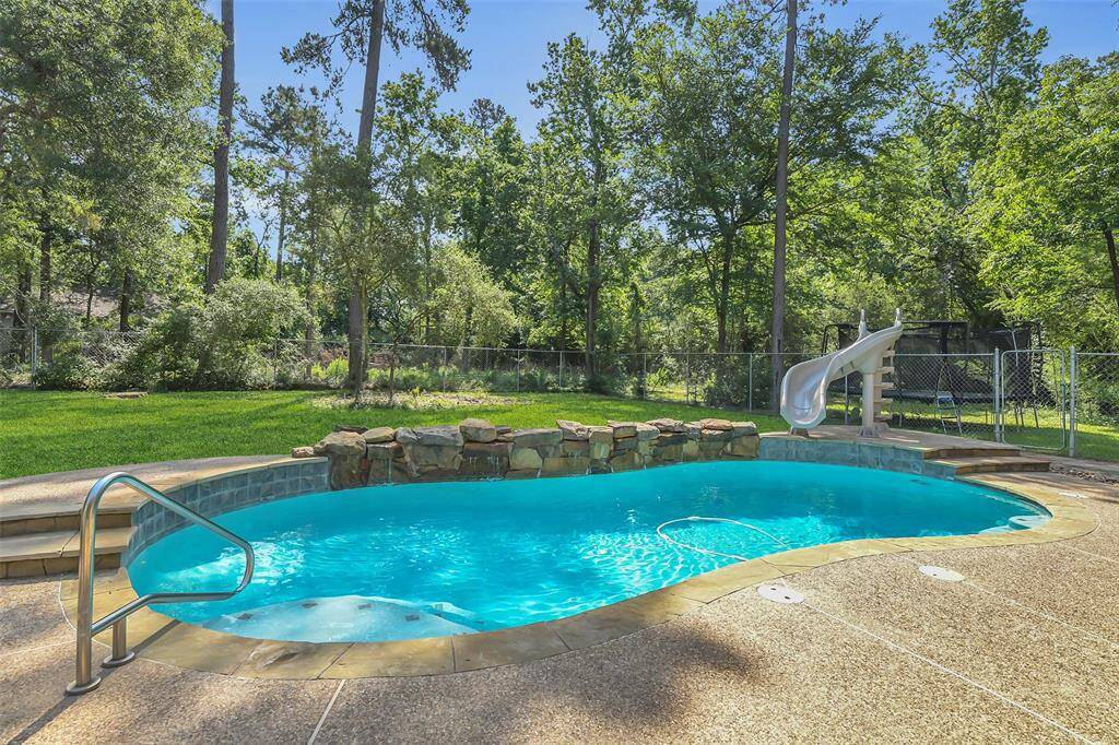 Sparkling pool for fun.