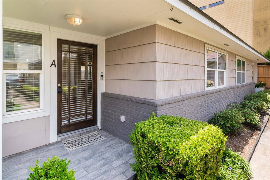 Front Patio and access to. Living experience in the heart of it all. Water abd trash service is paid for.