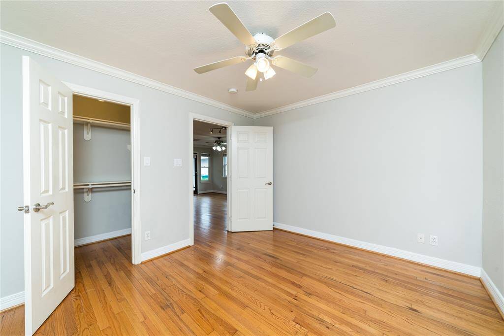 View from Back bedroom into the living room.