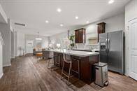 Digitally staged kitchen
