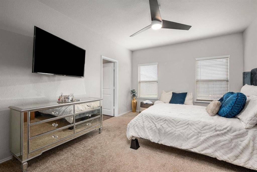 Digitally staged Primary Room
