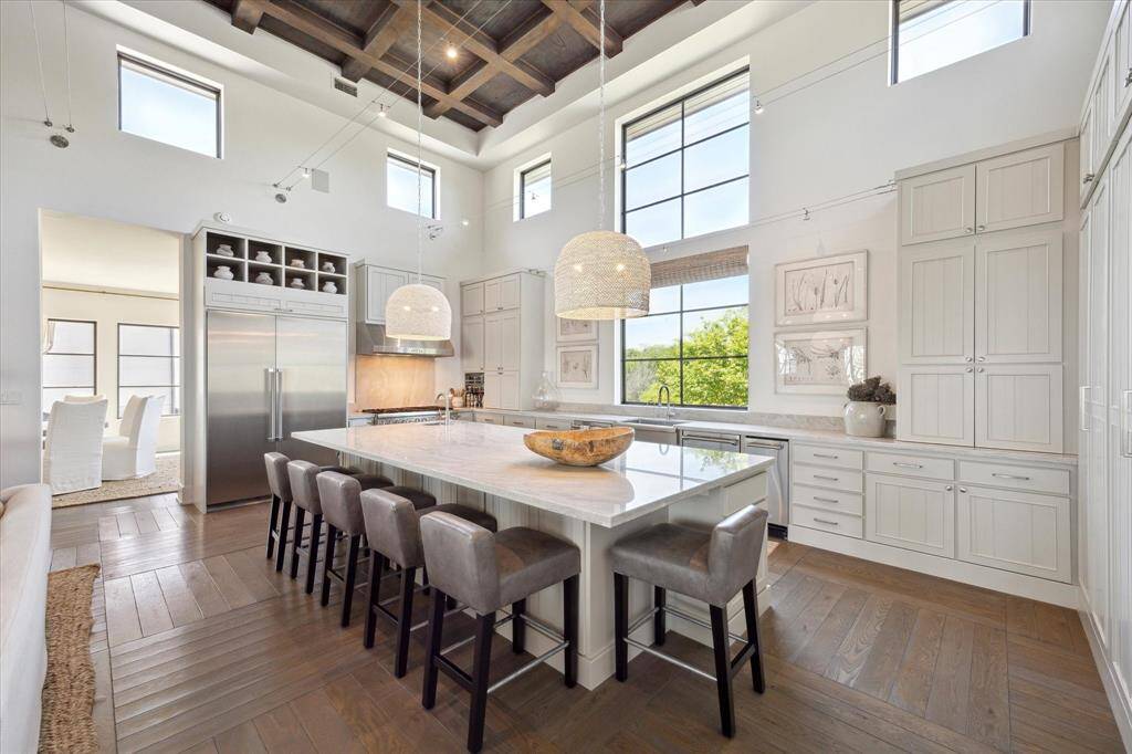The light-filled kitchen will inspire delicious meals and engaging conversation.
