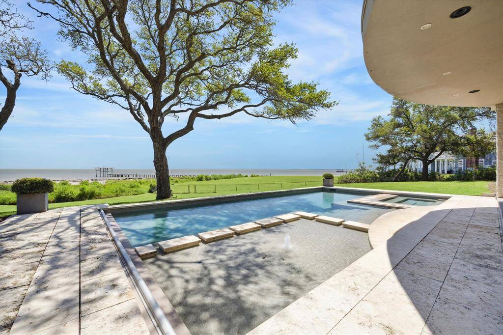 Take in the panoramic views of the bay while you swim in your private pool.