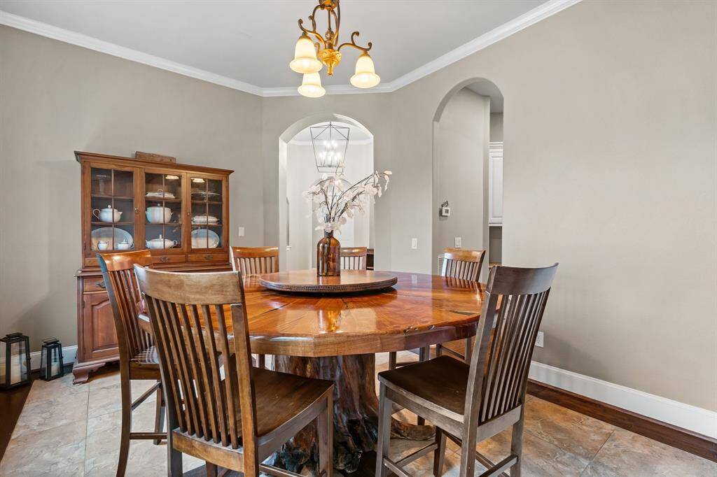Formal dining room.