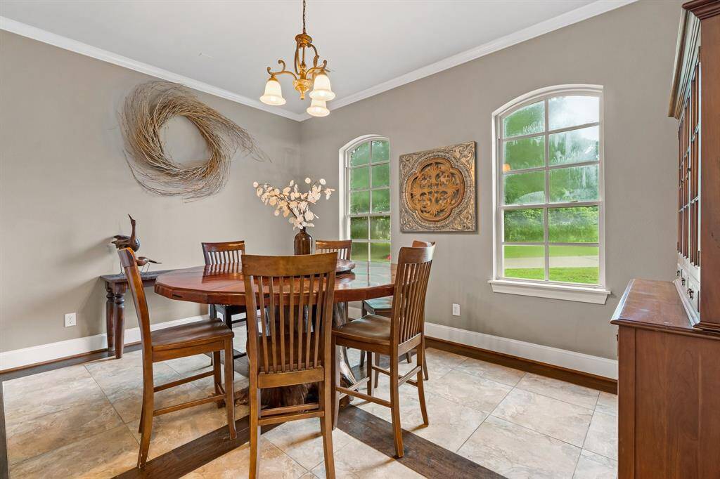 Formal dining room.
