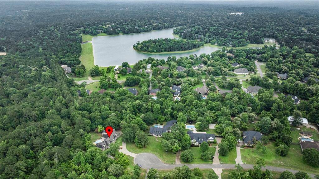 This home is situated on a cul de sac.