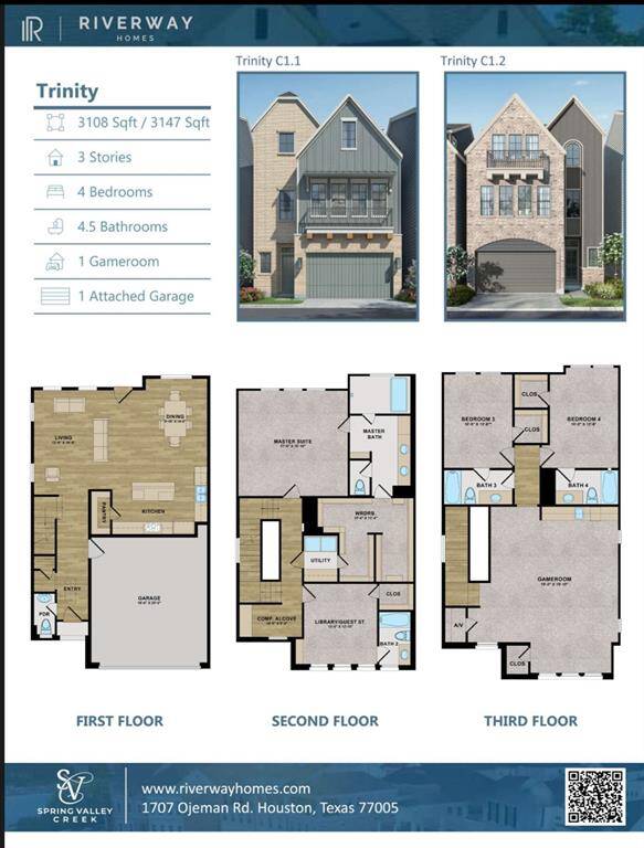 The Trinity floor plan is sure to supply all your needs for you and your family.