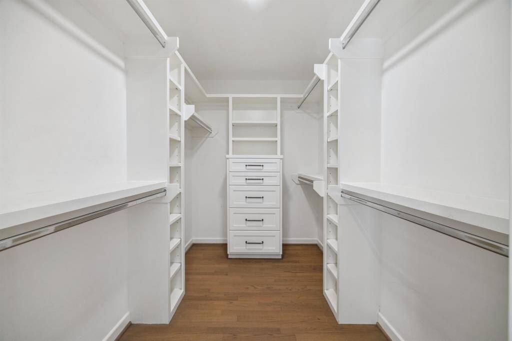 Primary bedroom closet.