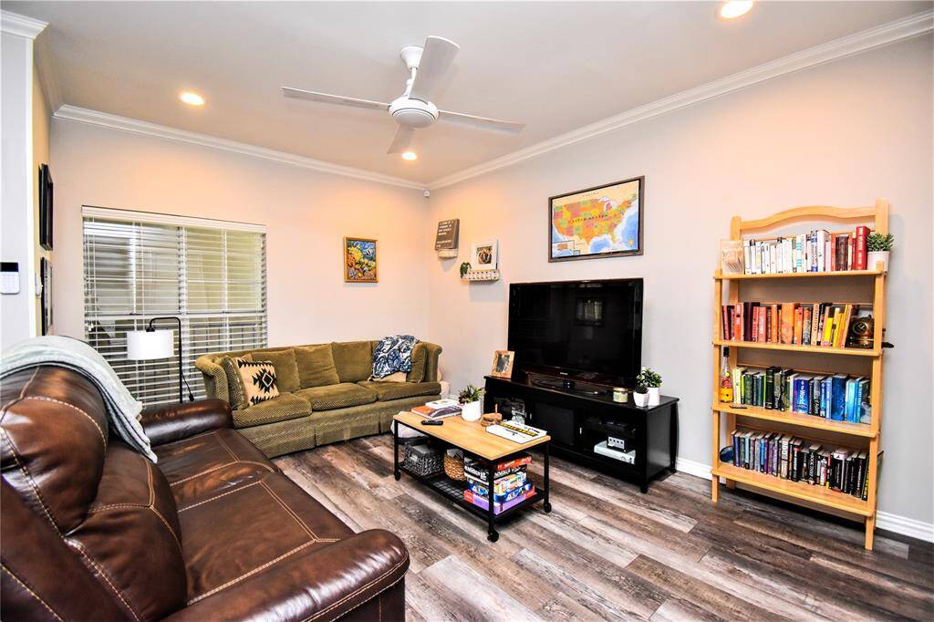 Living area with adequate number of seating and a perfect layout for entertainment