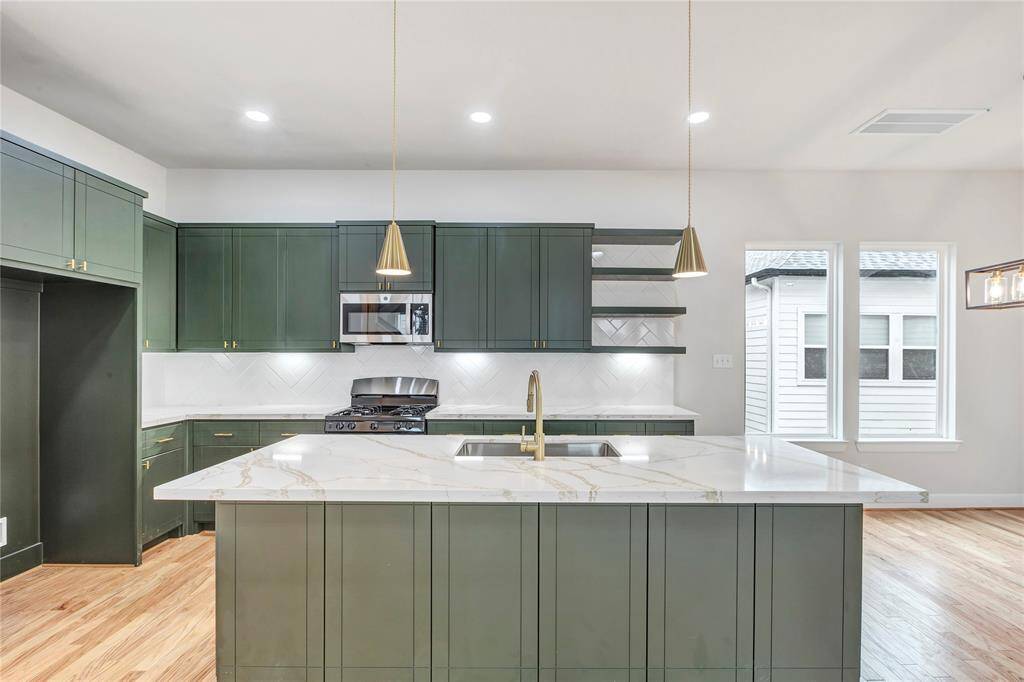 Another view of the kitchen area.
