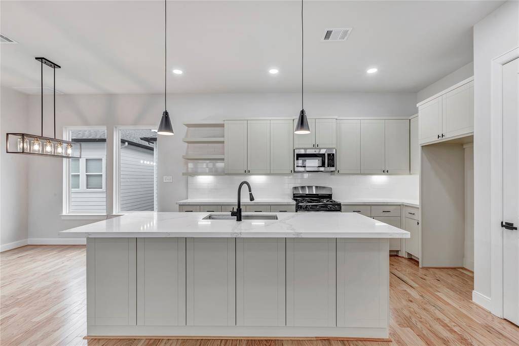 Another view of the kitchen area.