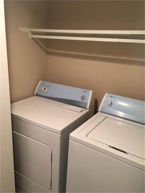 Full size washer and dryer included