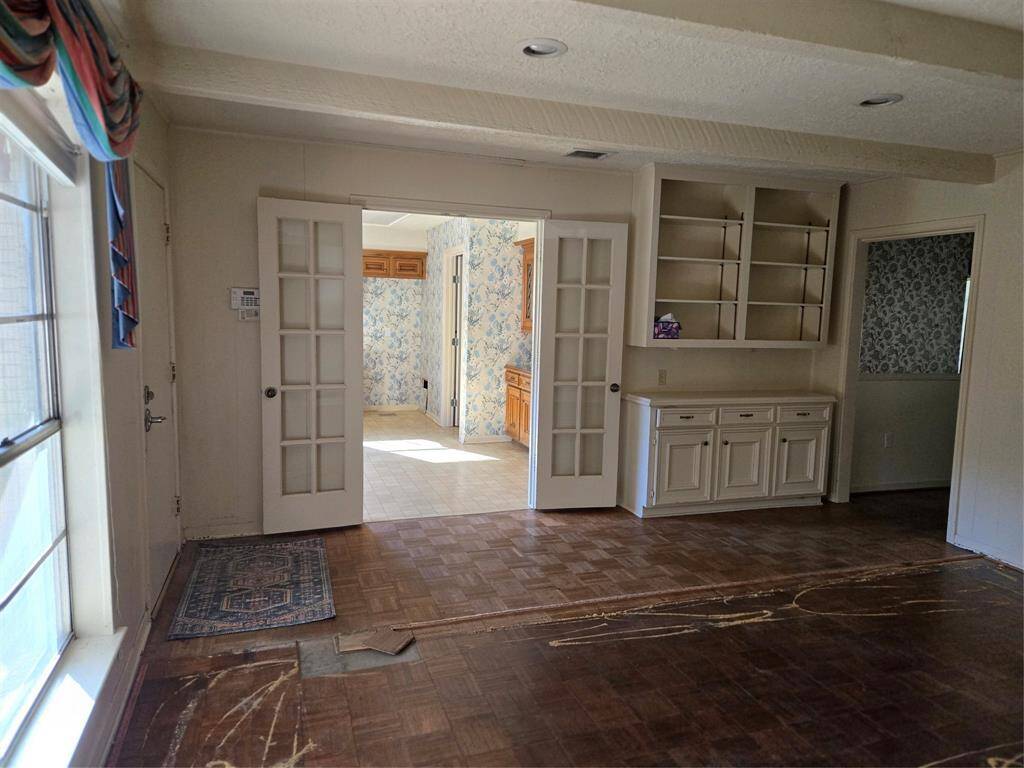 Family room looking into the kitchen view 2