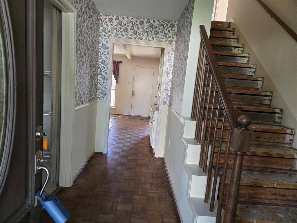 View of entry hall & staircase