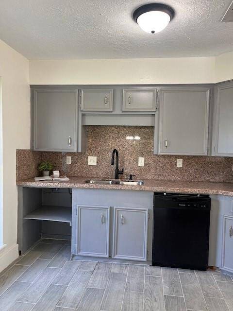 Kitchen with Refrigerator included.