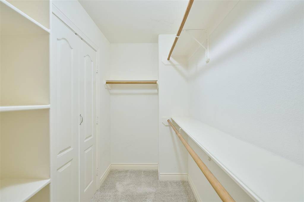 More of the master bedroom closet