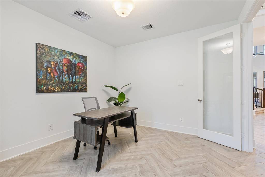 Another view of the private room at the front of the home.