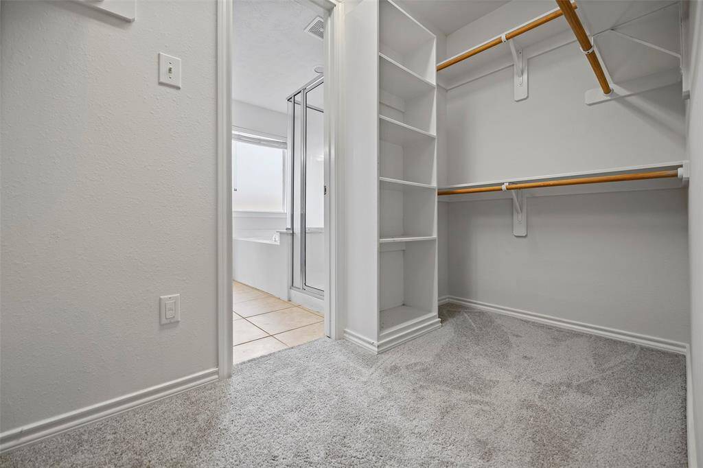 Primary closet