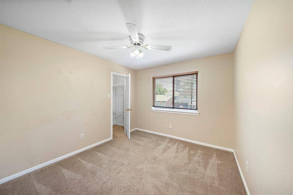 4th bedroom with large walk-in closet.