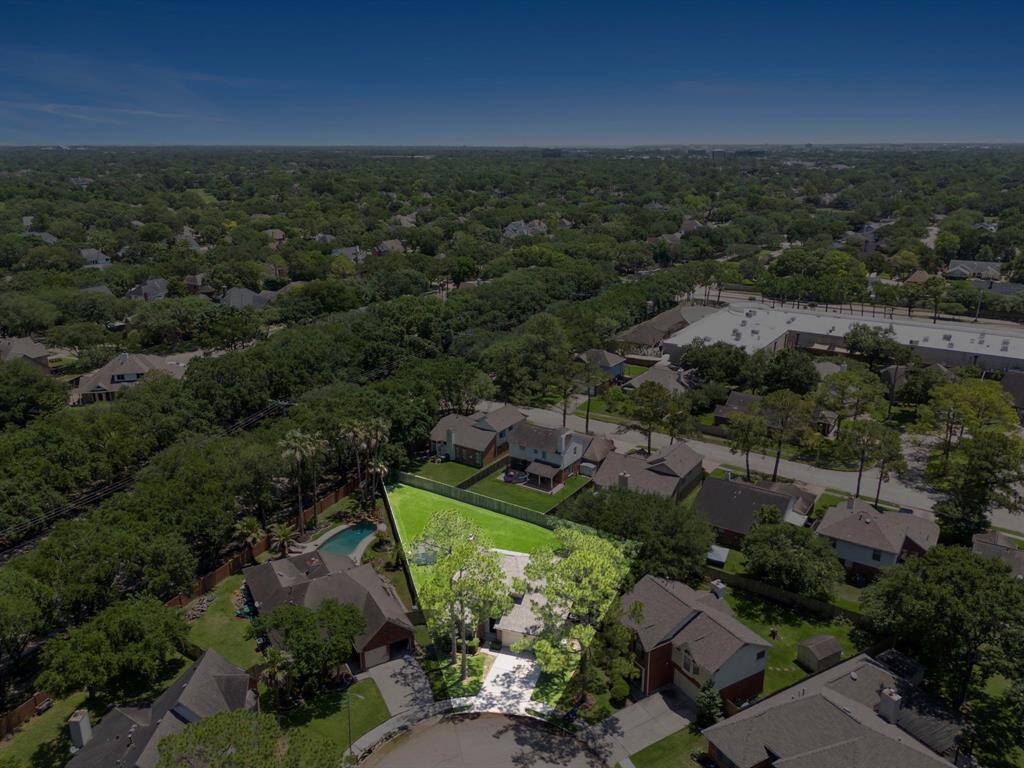 Another aerial view of property.