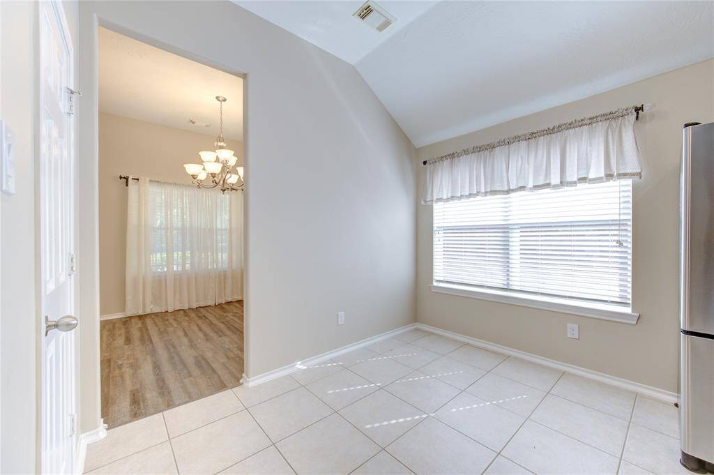 breakfast nook in kitchen