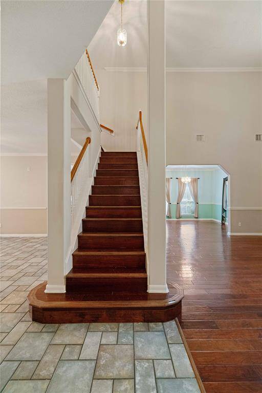 Beautiful wood staircase